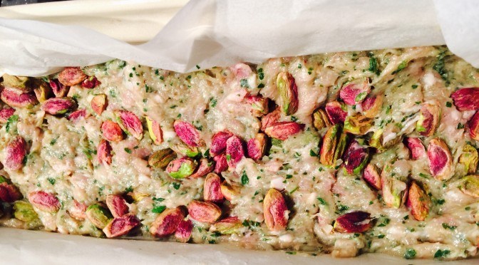 What’s Cooking?…Pork and Pistachio Terrine with Chilli Quince Glaze