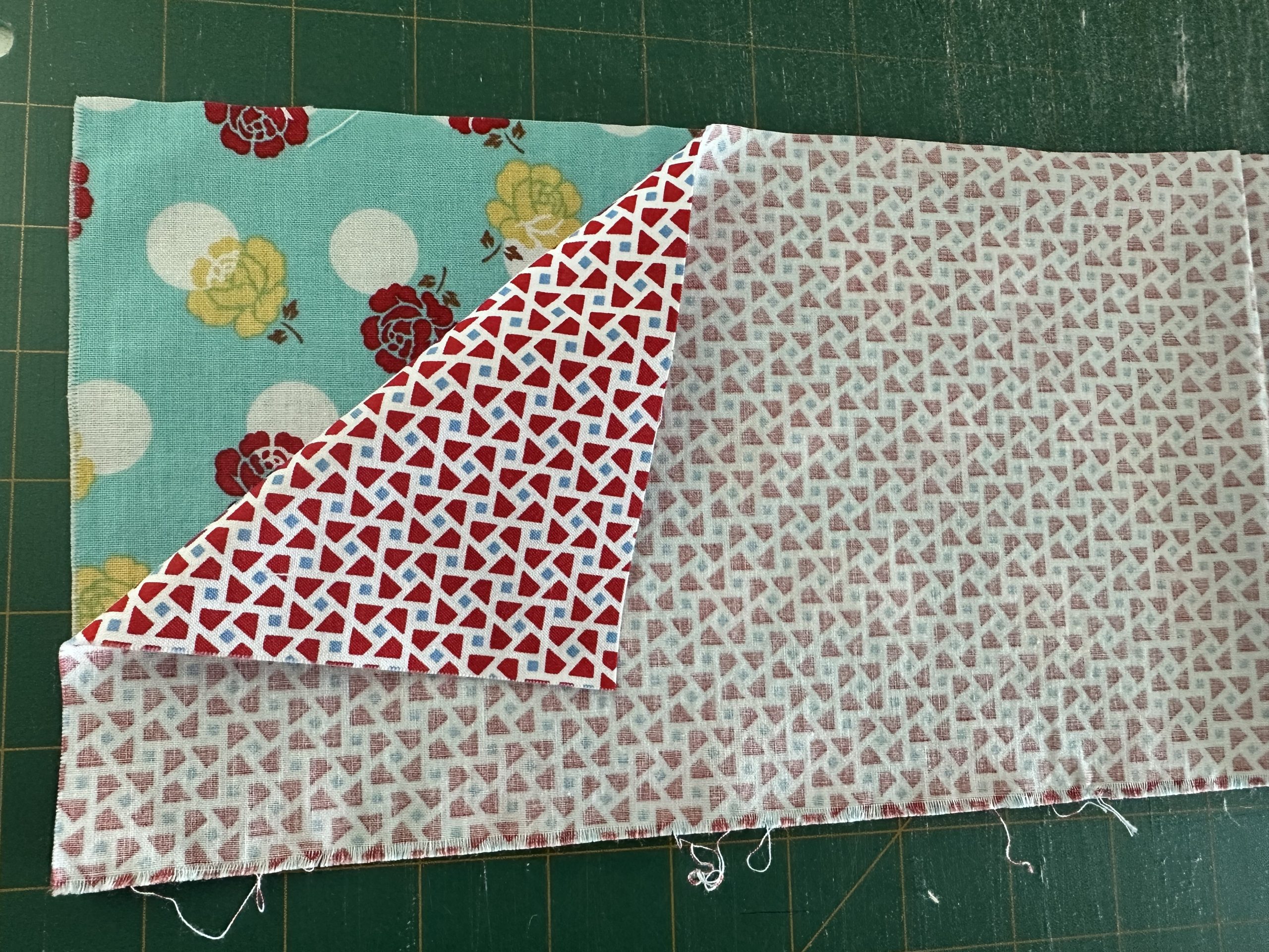 Crazy Little Triangles Block susies-scraps.com